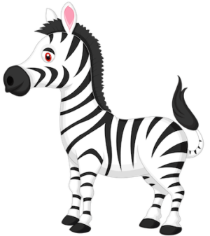 free_download_cartoon_zebra_transparent_background_clipart