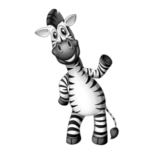 free_download_cute_face_white_black_zebra_clipart