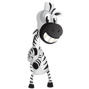 free_download_laughing_cute_zebra_clipart