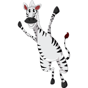 free_download_white_black_zebra_clipart