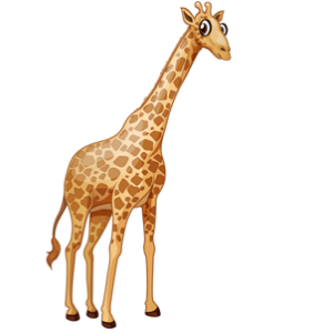 download_vector_big_eyes_giraffe_clipart_image