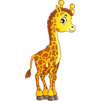 download_vector_big_face_cartoon_giraffe_standing_free_clipart