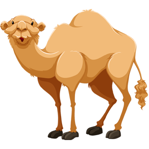 vector_cartoon_camel_free_animal_clipart