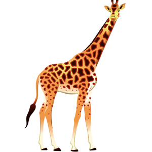 vector_cartoon_giraffe_free_animal_clipart