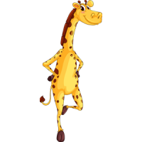 download_vector_funny_cartoon_giraffe_free_clipart