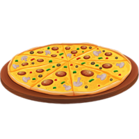 vector_large_non_veg_pizza_clipart_png