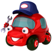 transparent_background_red_cartoon_car_free_clipart