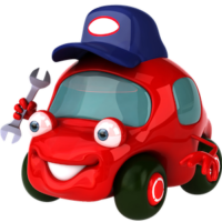 transparent_background_red_cartoon_car_free_clipart