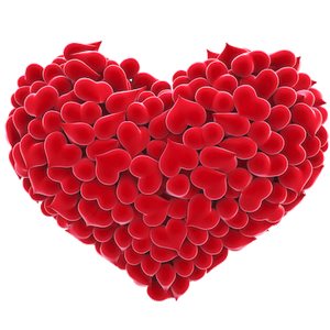 red_love_heart_transparent_background_clipart