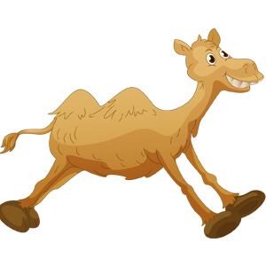 vector_running_camel_free_animal_clipart