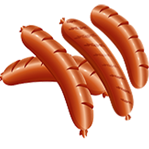 vector_transparent_background_sausages_clipart