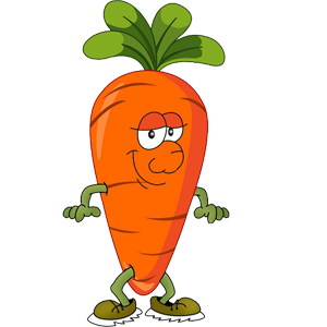 free_download_cartoon_carrot_food_illustration_clipart