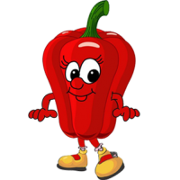 free_download_cartoon_red_bell_pepper_clipart