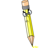 free_download_cute_angry_face_yellow_color_pencil_clipart