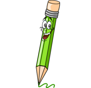 free_download_cute_big_laughing_face_green_color_pencil_clipart