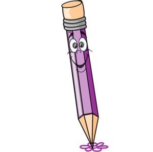 free_download_cute_purple_color_pencil_kids_clipart