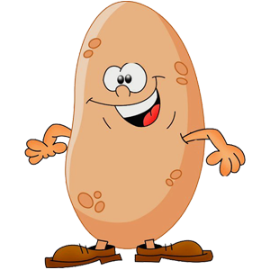 cute_cartoon_vegetable_potato_clipart