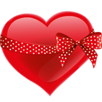 free-download-polka-dots-red-ribbon-heart