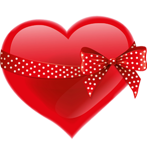 free-download-polka-dots-red-ribbon-heart