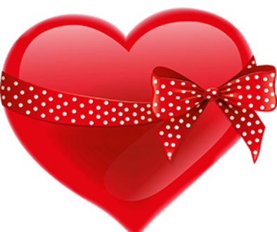 free-download-polka-dots-red-ribbon-heart