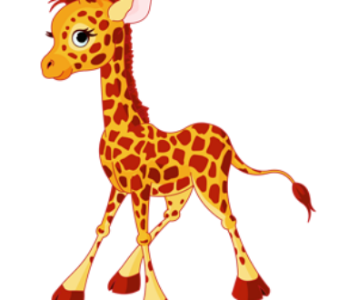 free-download-big-eyes-walking-giraffe-cartoon-animal