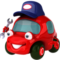 free-download-cartoon-plumber-red-car-vector-clipart
