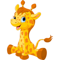 free-download-cute-baby-giraffe-cartoon-animal-clipart