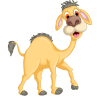 free-download-cute-brown-color-hungry-camel-clipart