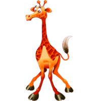 free-download-cute-cartoon-animal-giraffe-transparent-vector