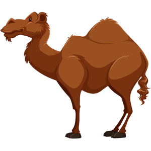 free-download-deep-brown-cartoon-animal-camel-clipart