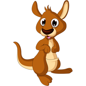 free-download-open-mouth-kangaroo-cartoon-animal-clipart