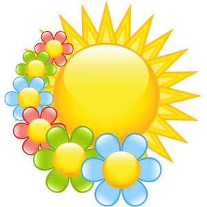 free-download-sun-and-flowers-cartoon-clipart-vector